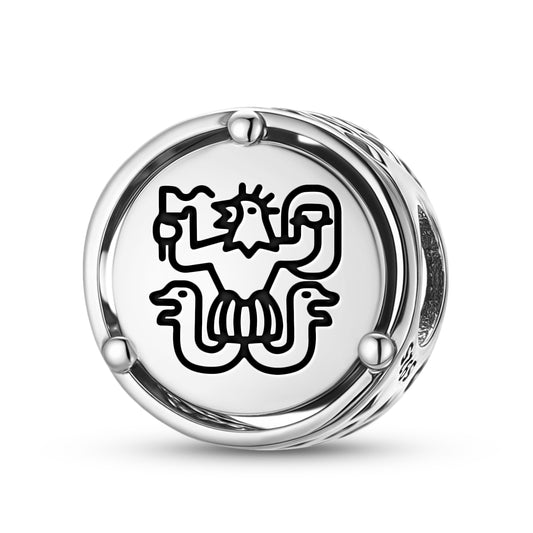 Abraxas Templar Symbols Charm