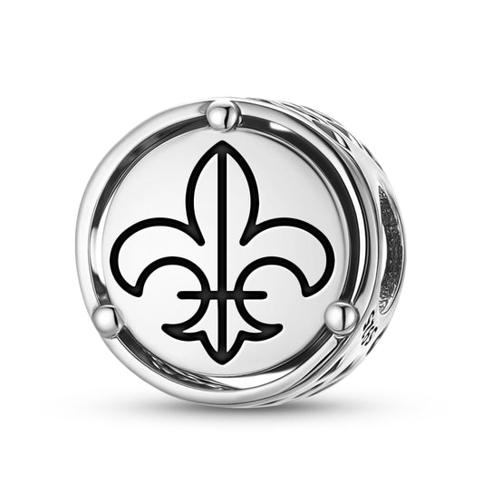 Fleur de lys Templar Symbols Charm