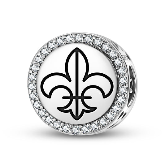 Fleur de lys Templar Symbols Charm