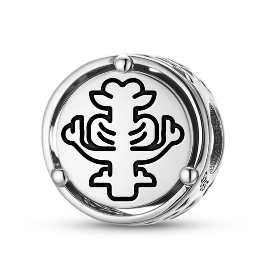 The Rose Templar Symbols Charm