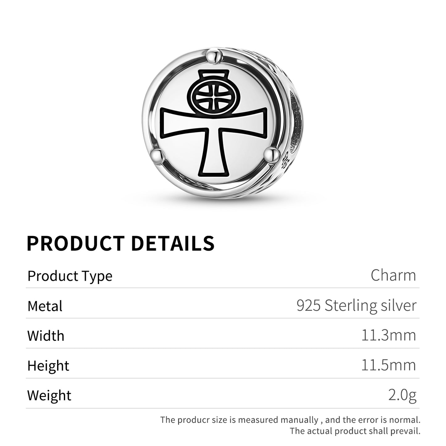 Ankh Knights Templar Templar Symbols Charm