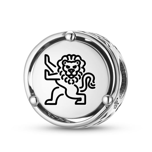 The Lion Templar Symbols Charm