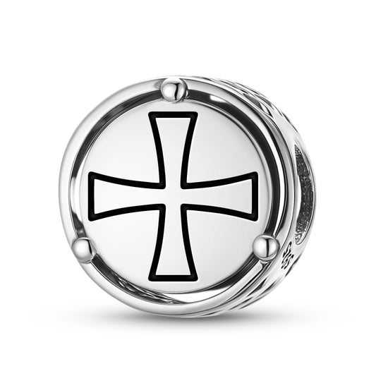 Red Cross Templar Symbols Charm