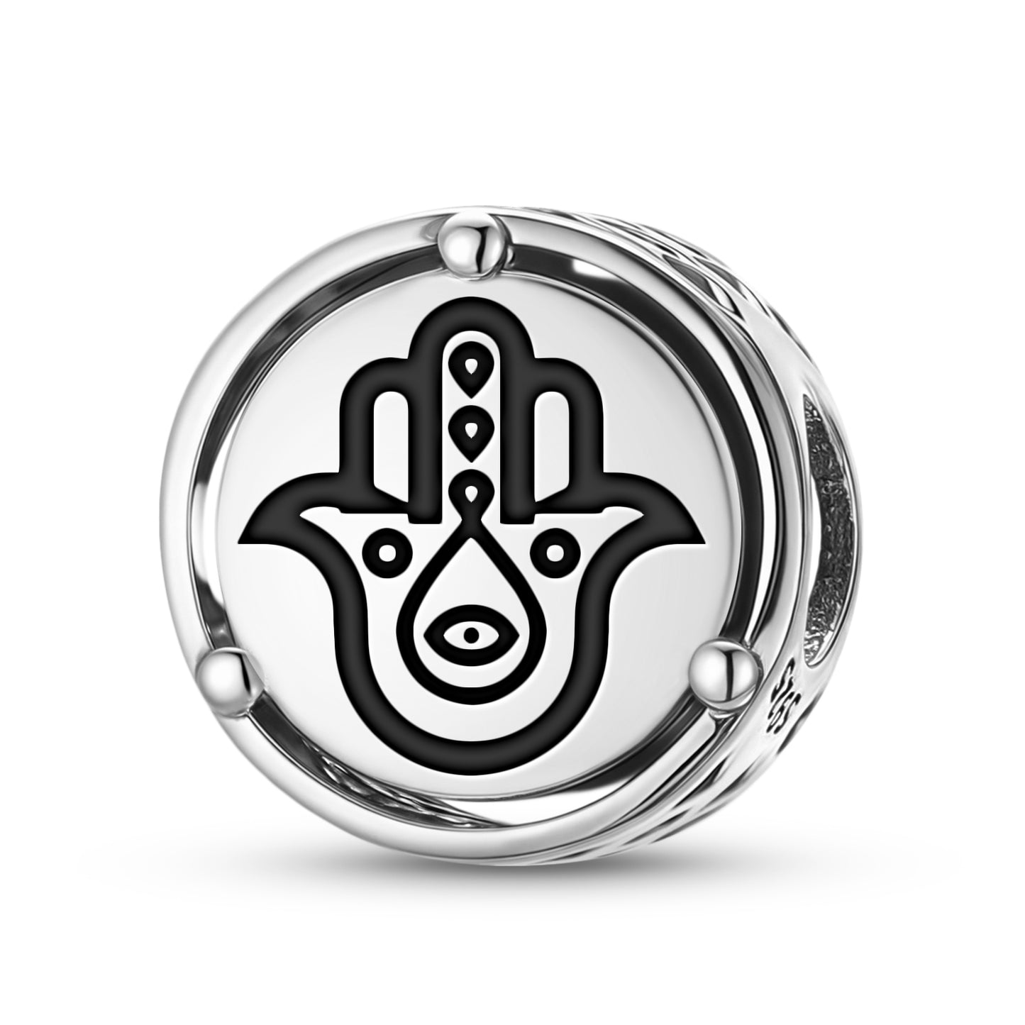 Hamsa hand Hindu Symbols Charm