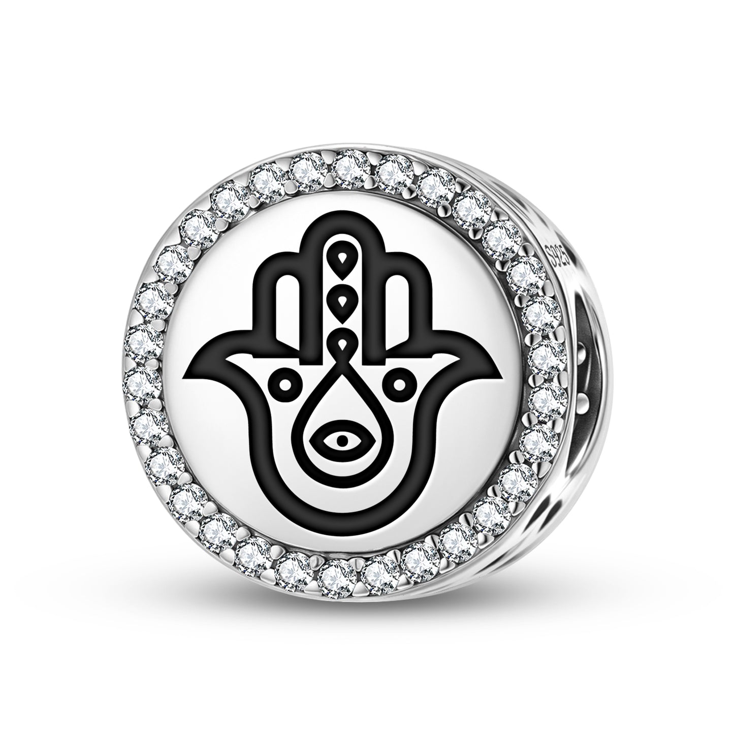 Hamsa hand Hindu Symbols Charm