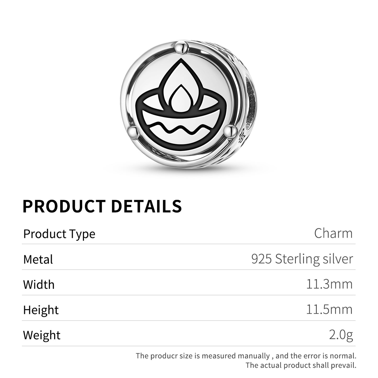 Diwali Hindu Symbols Charm