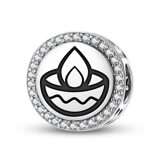 Diwali Hindu Symbols Charm