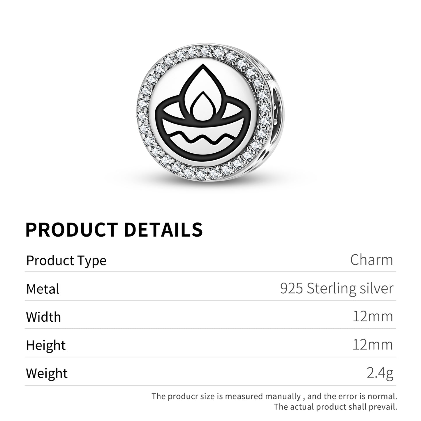Diwali Hindu Symbols Charm
