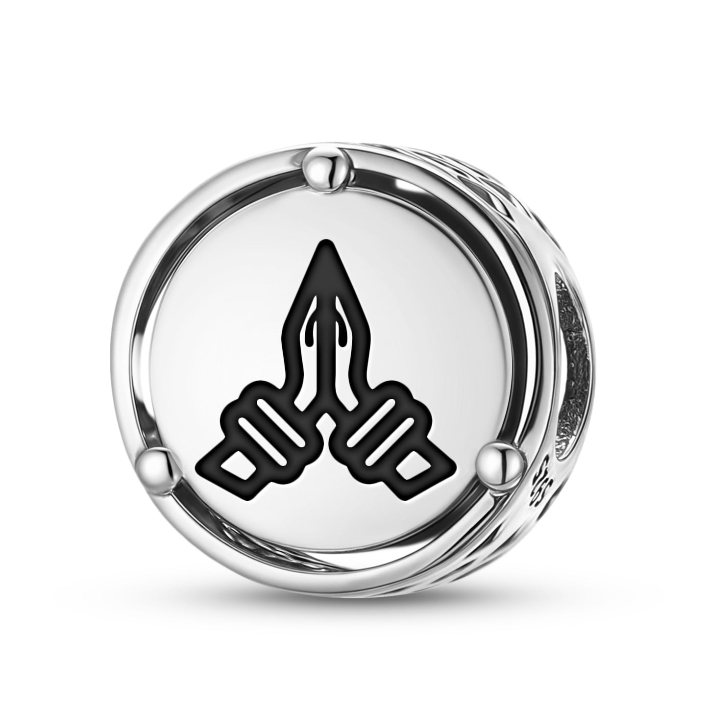 Namaste Hindu Symbols Charm