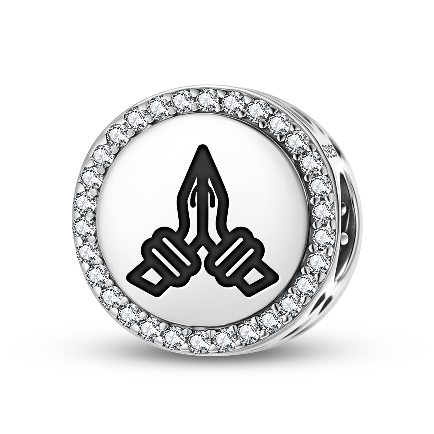 Namaste Hindu Symbols Charm