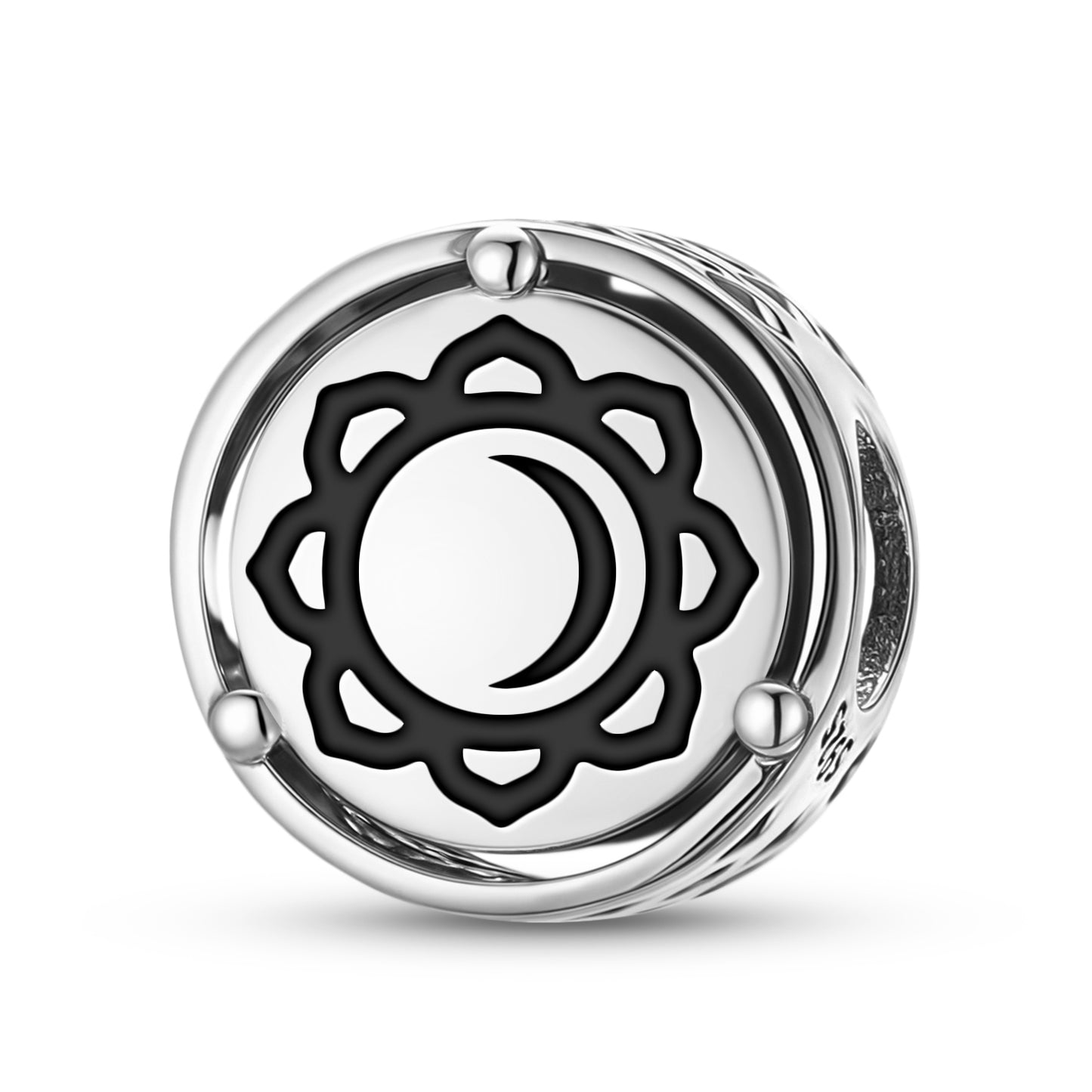Chandra Hindu Symbols Charm