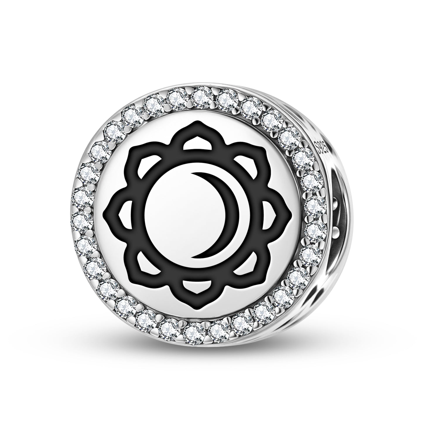 Chandra Hindu Symbols Charm