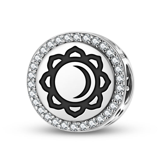 Chandra Hindu Symbols Charm