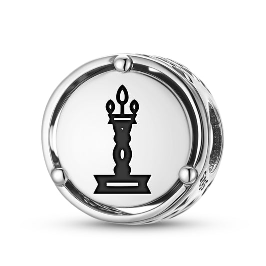 Kuthu Vilakku Hindu Symbols Charm