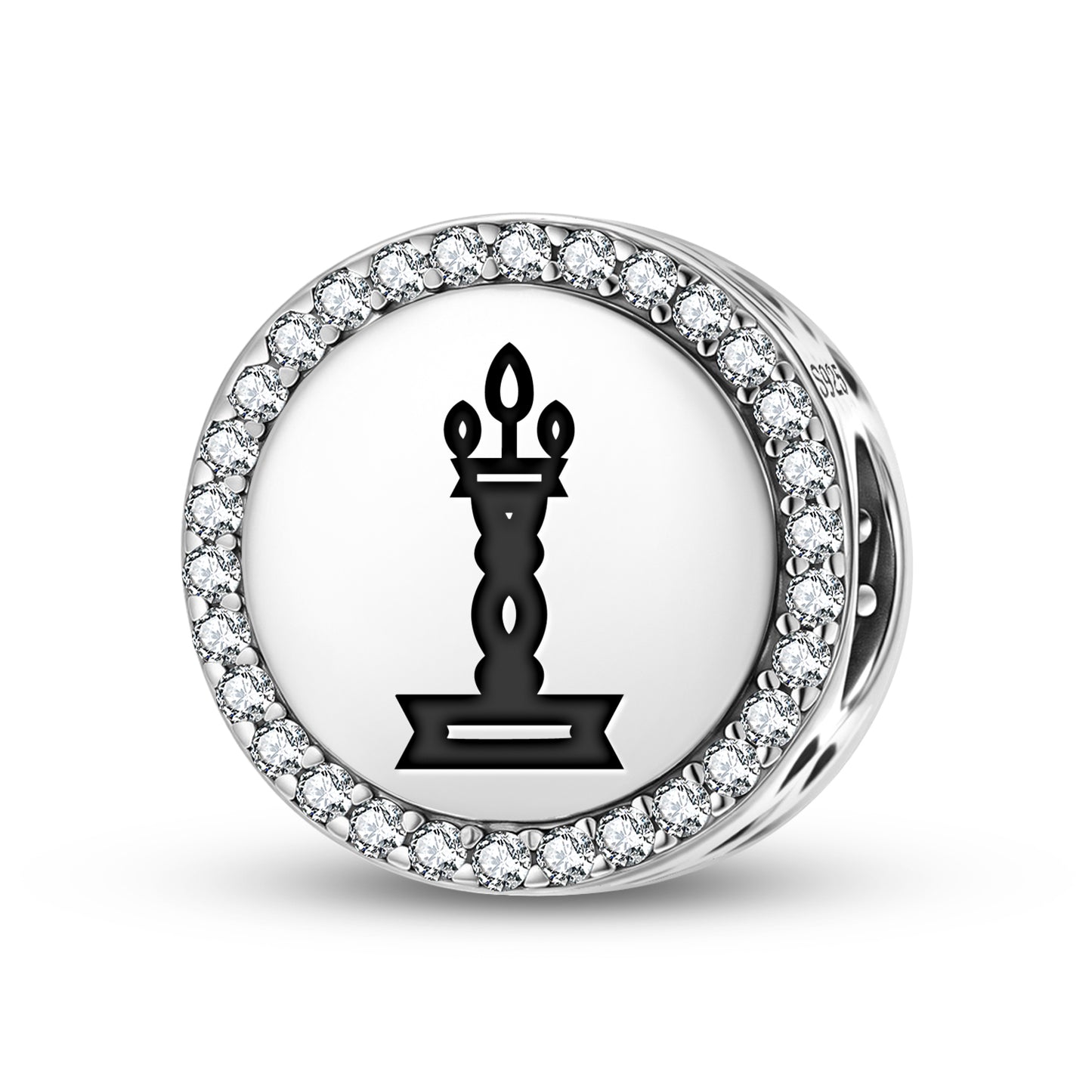 Kuthu Vilakku Hindu Symbols Charm