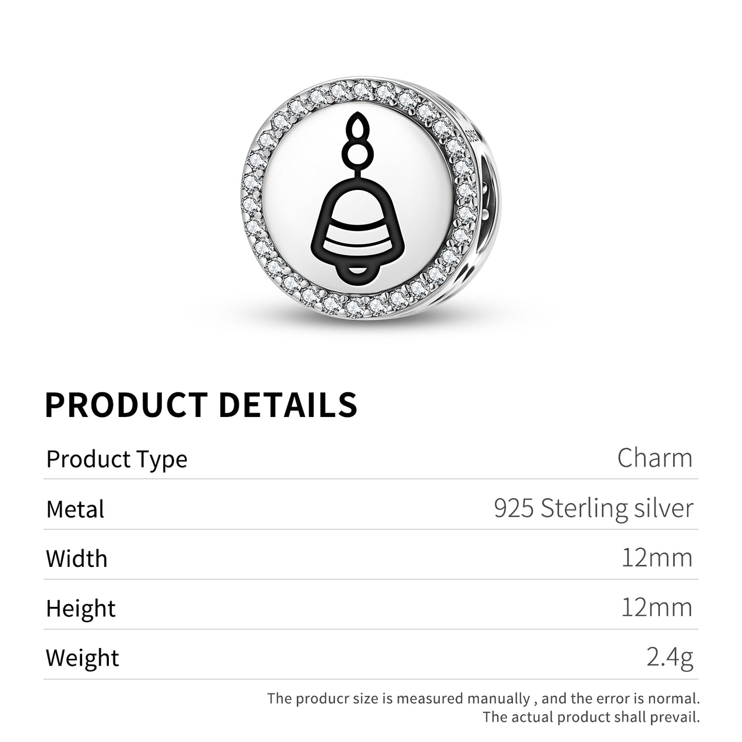 Ghanta Hindu Symbols Charm