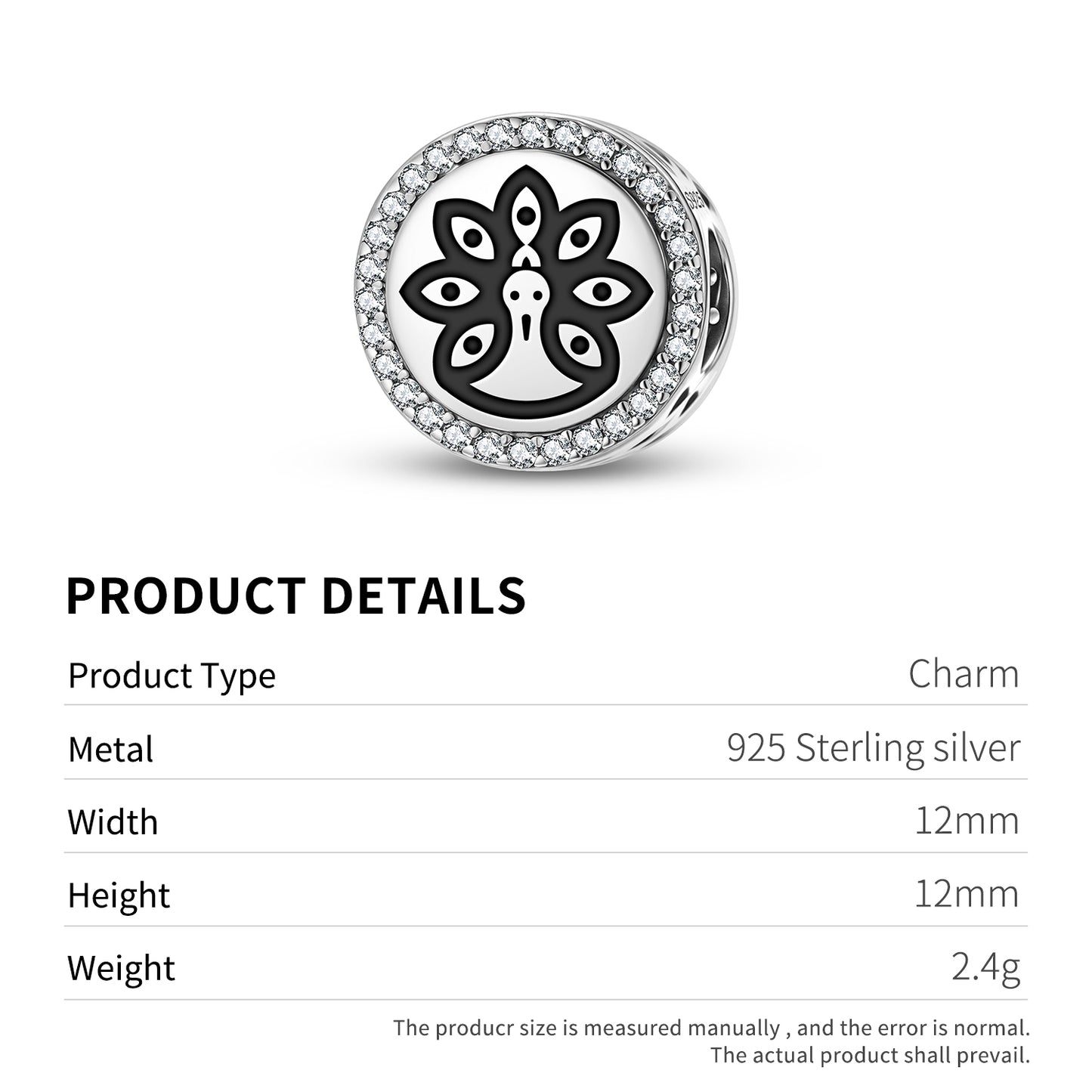 Mayil Mayur Hindu Symbols Charm
