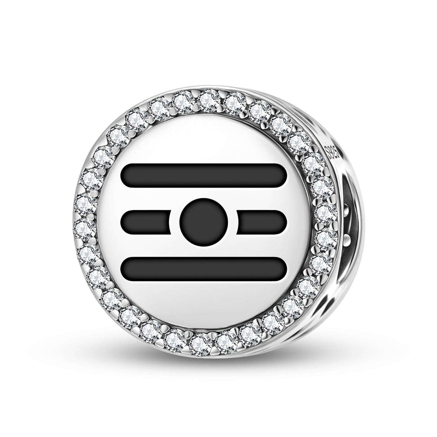 Tripundra Three Stripe Hindu Symbols Charm
