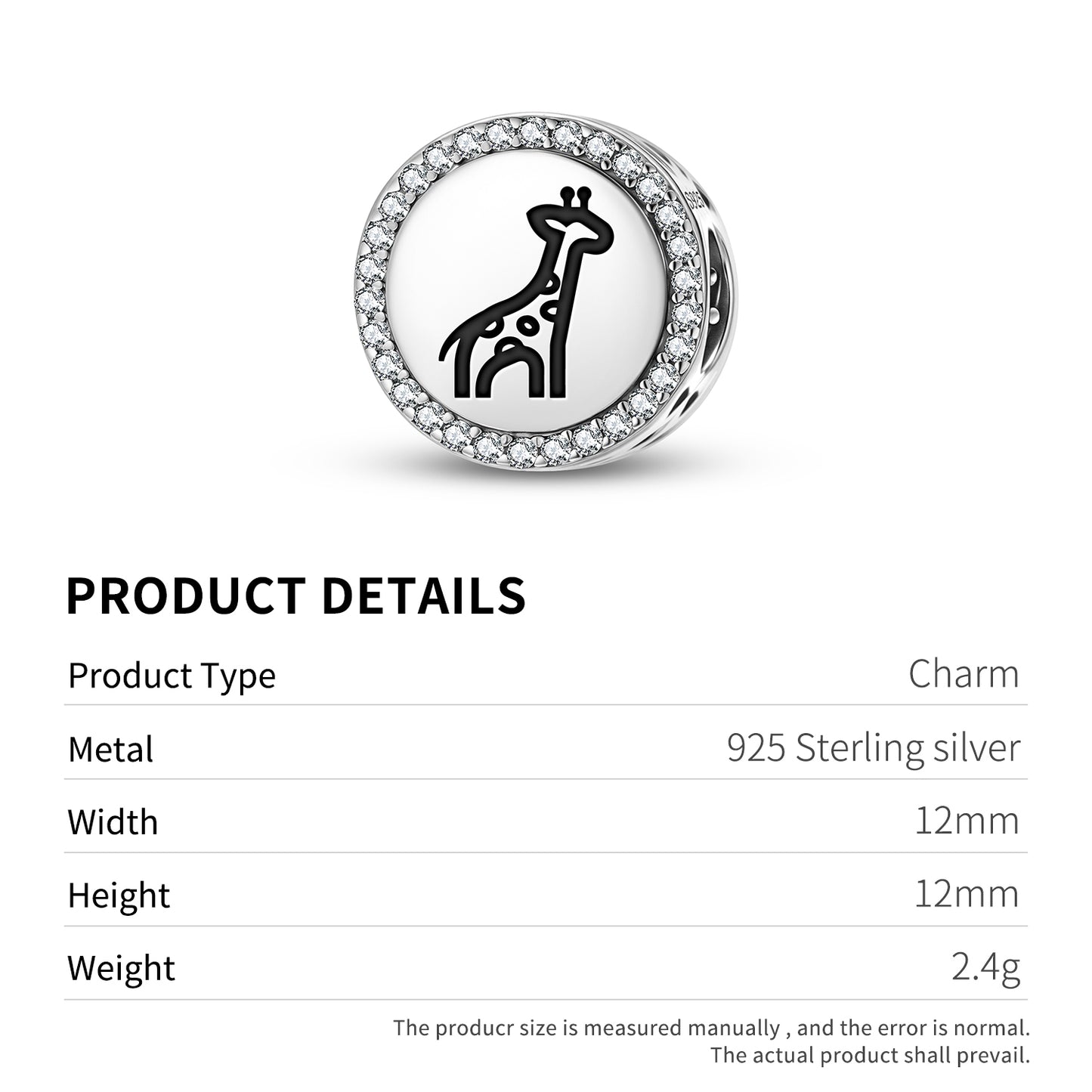 GIRAFFE Animal Symbols Charm
