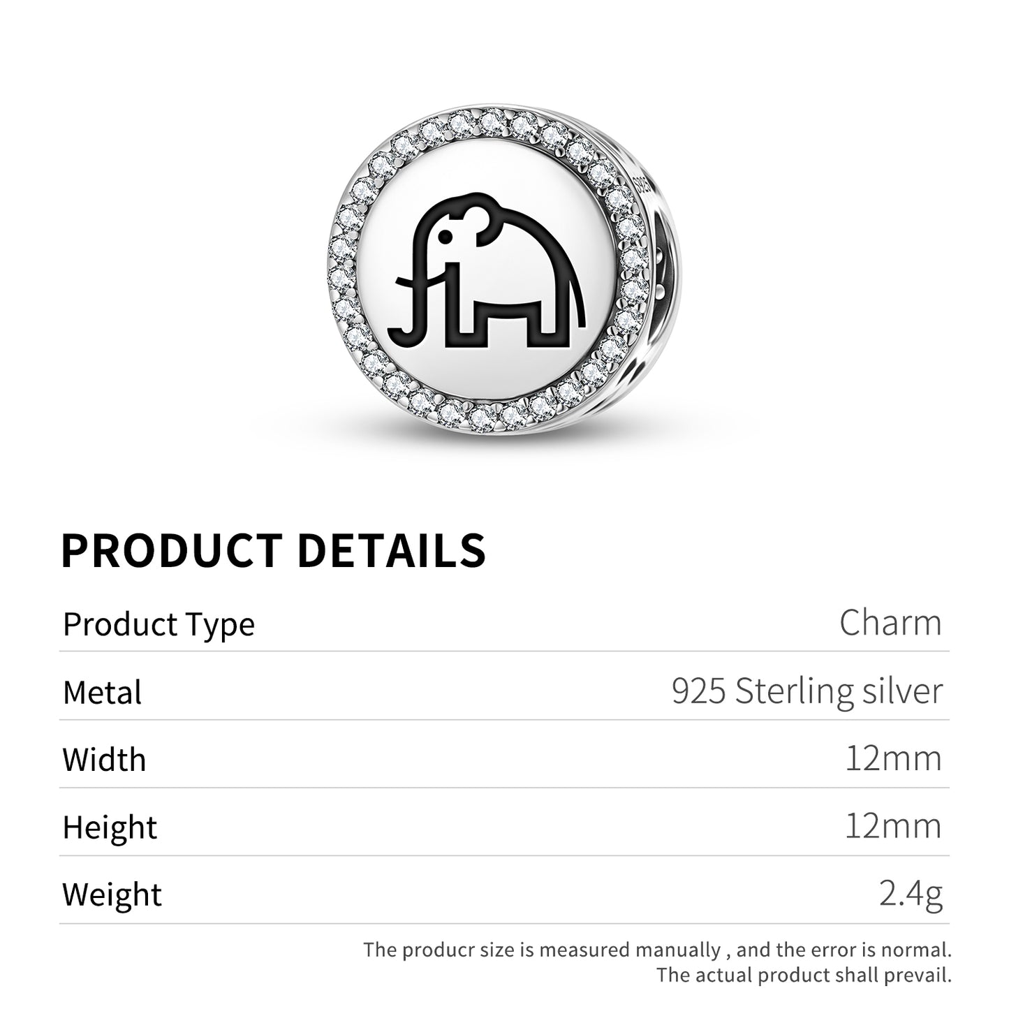 ELEPHANT Animal Symbols Charm