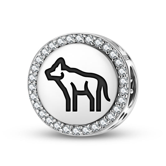 WOLF Animal Symbols Charm