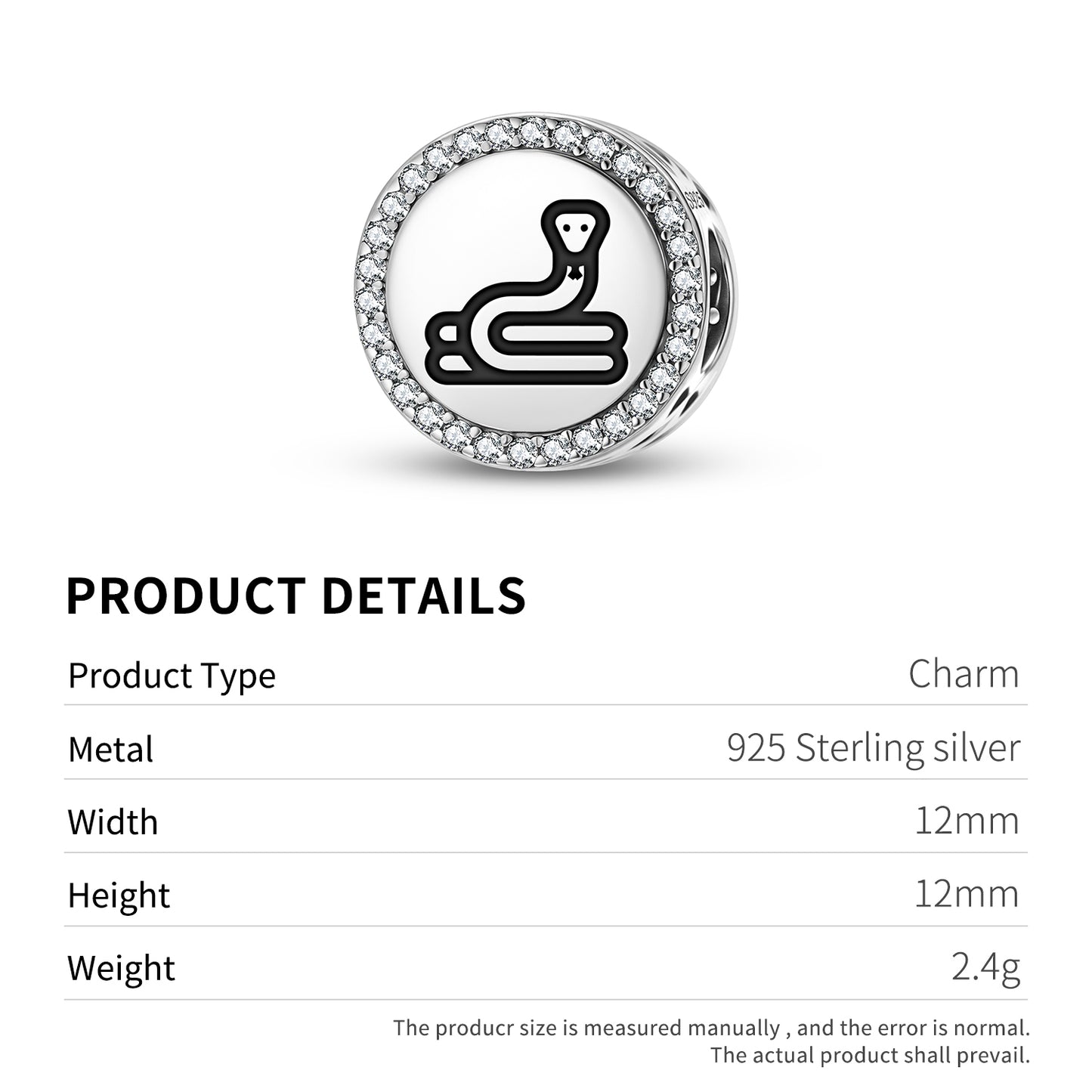 SERPENT Animal Symbols Charm