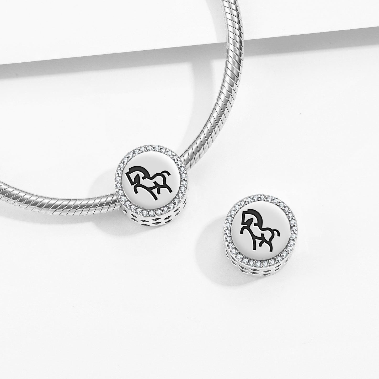 HORSE Animal Symbols Charm