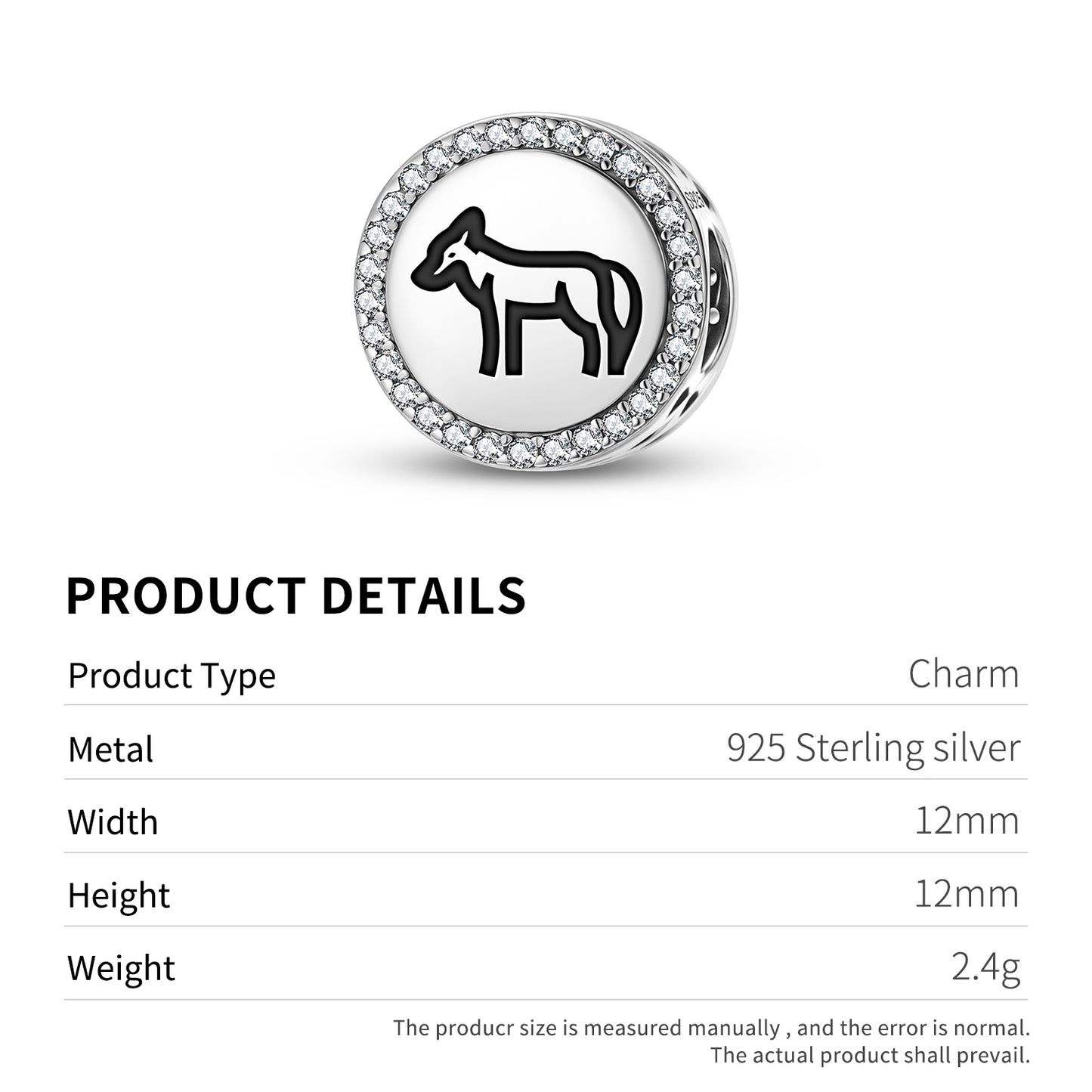 COYOTE Animal Symbols Charm