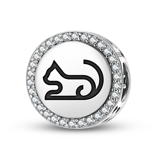 CAT Animal Symbols Charm