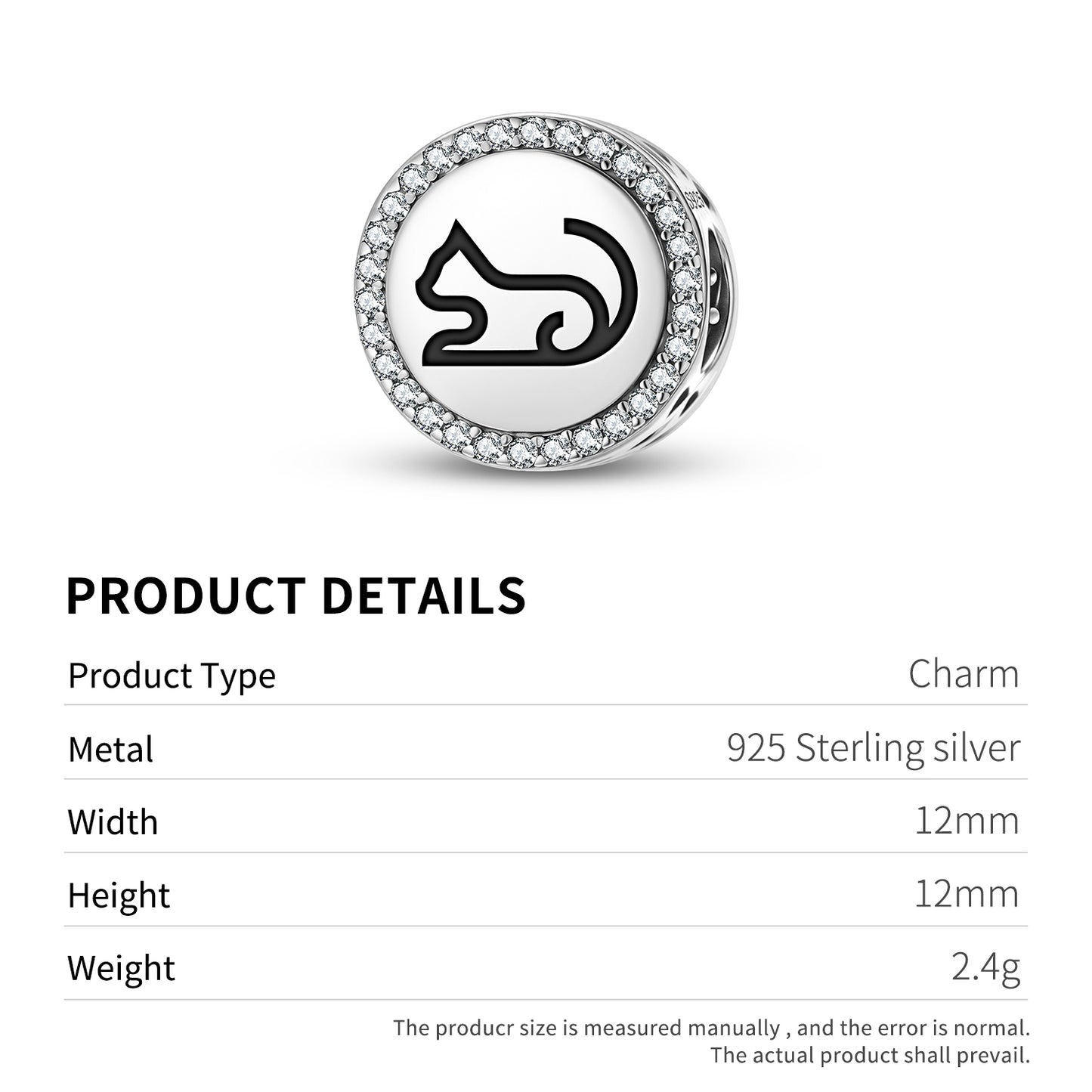 CAT Animal Symbols Charm