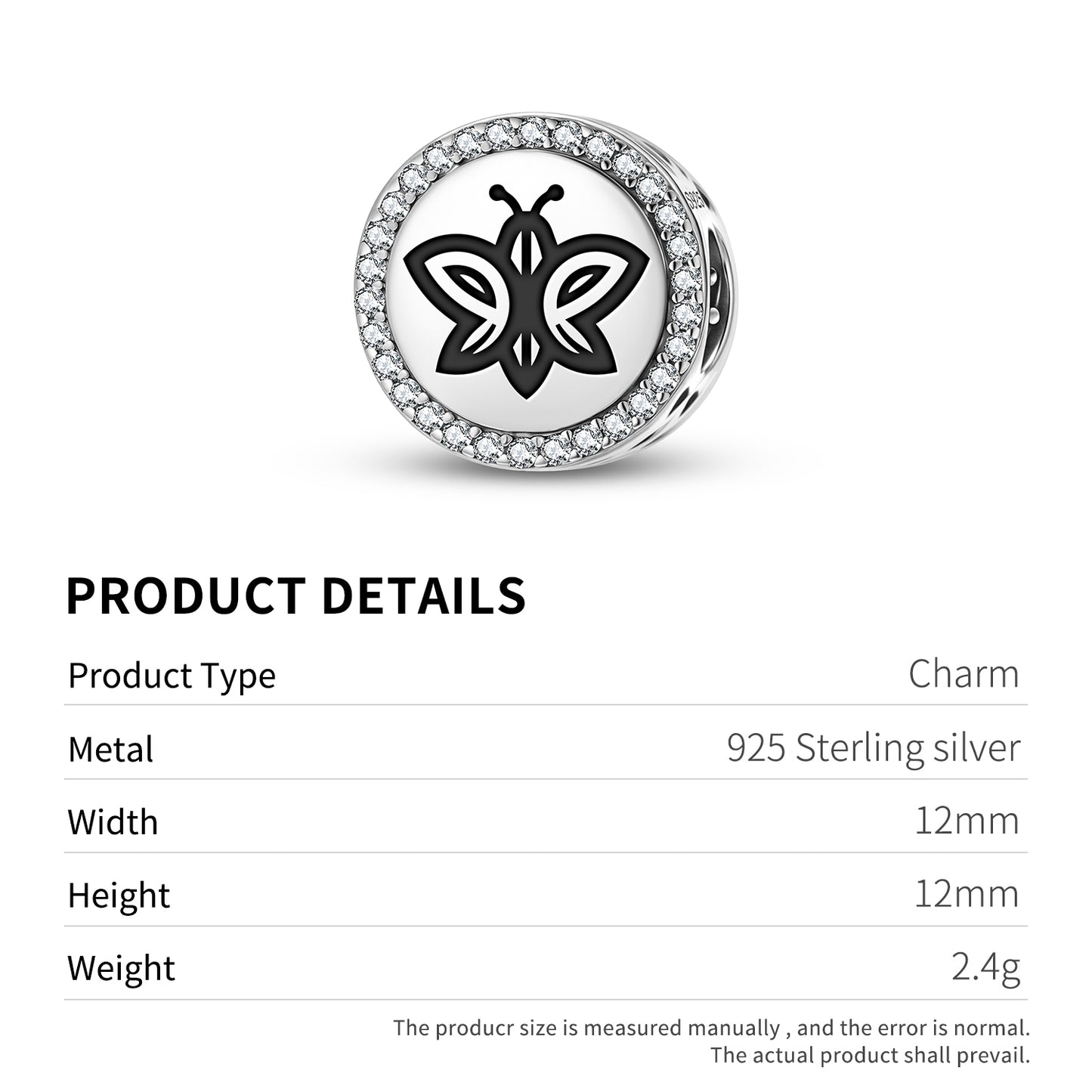 BUTTERFLY Animal Symbols Charm