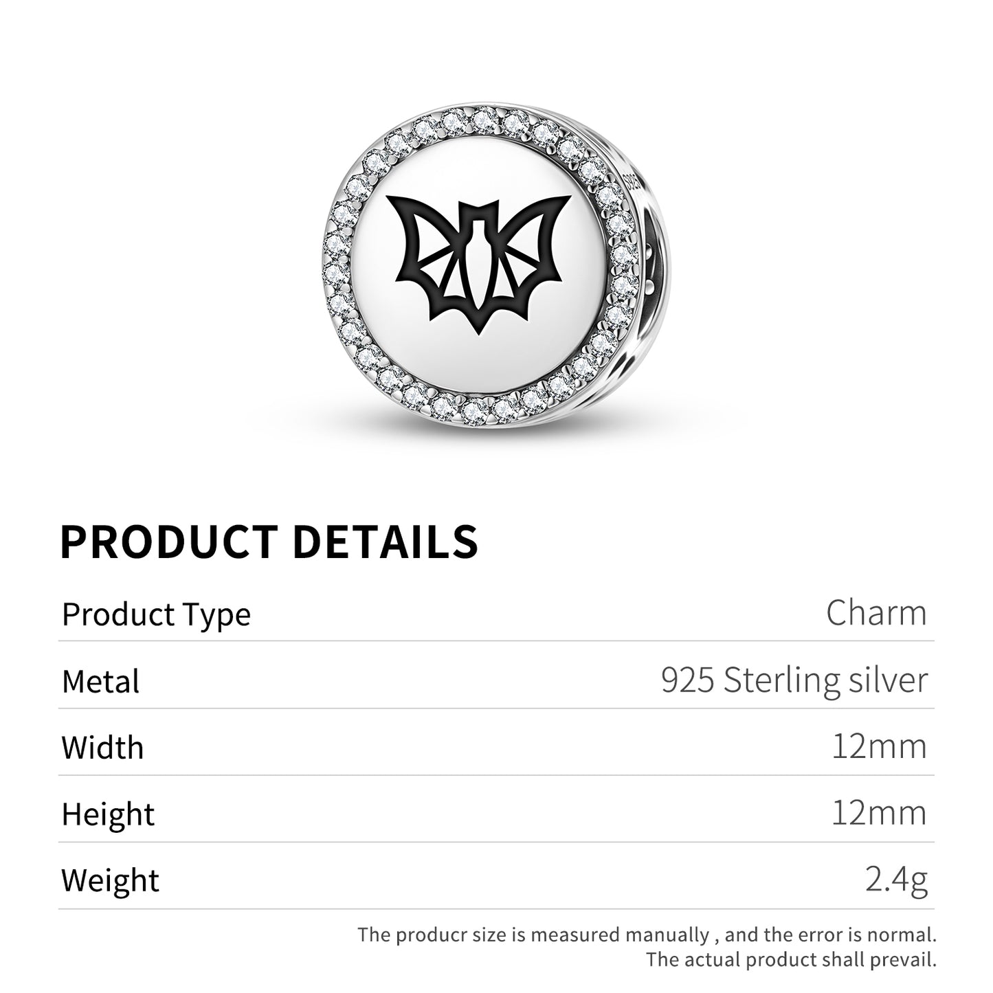 BAT Animal Symbols Charm