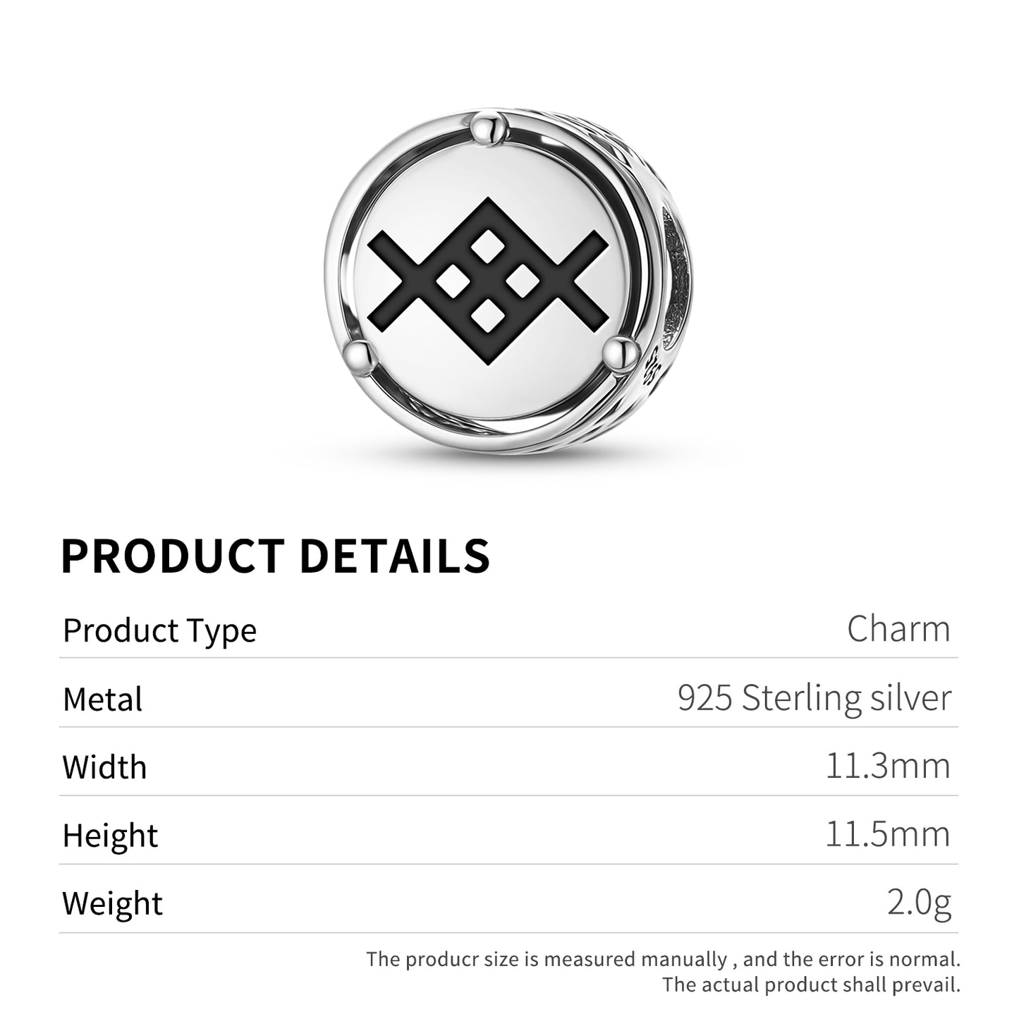 Metenis Latvian Symbols Charm