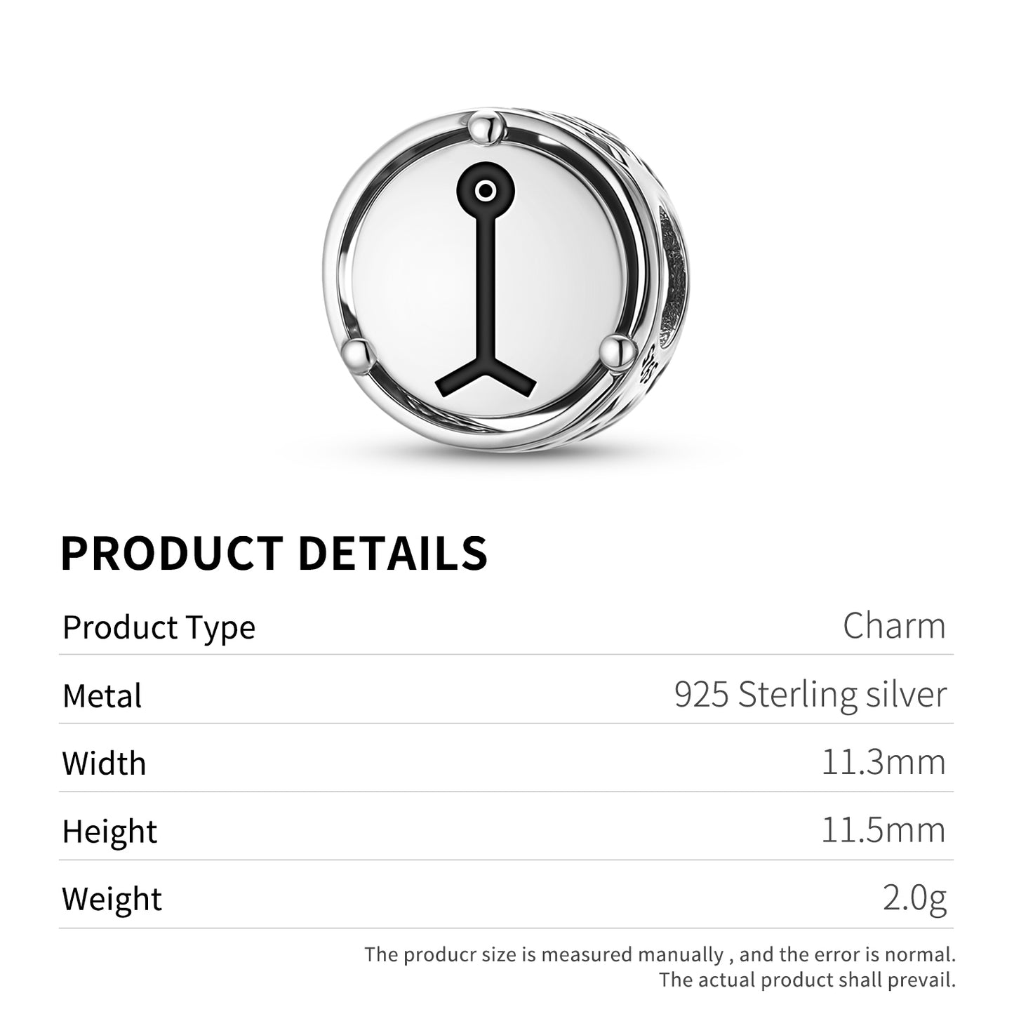 Janis Latvian Symbols Charm