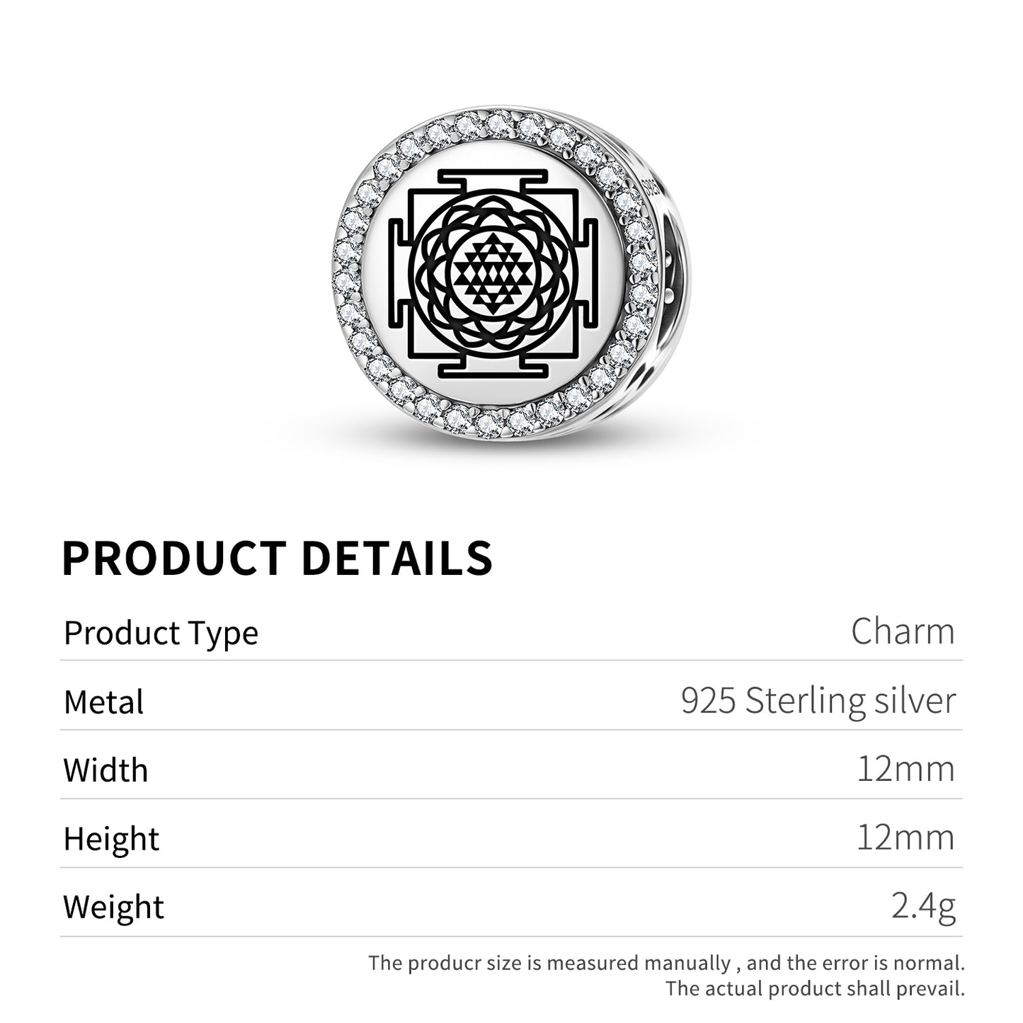 Sri Yantra Yantra Symbols Charm