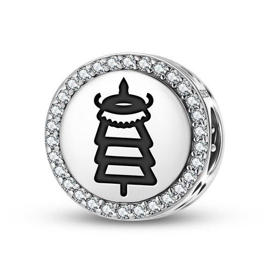 Dhvaja – Victory Banner Ashtamangala Symbols Charm