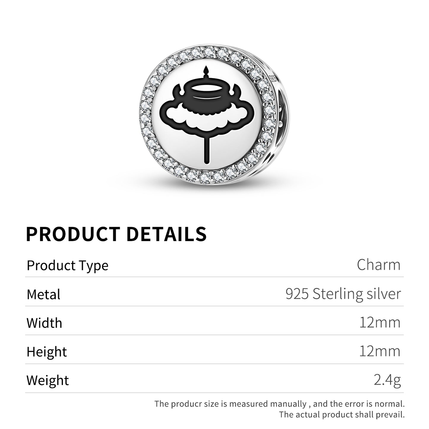 Parasol Ashtamangala Symbols Charm