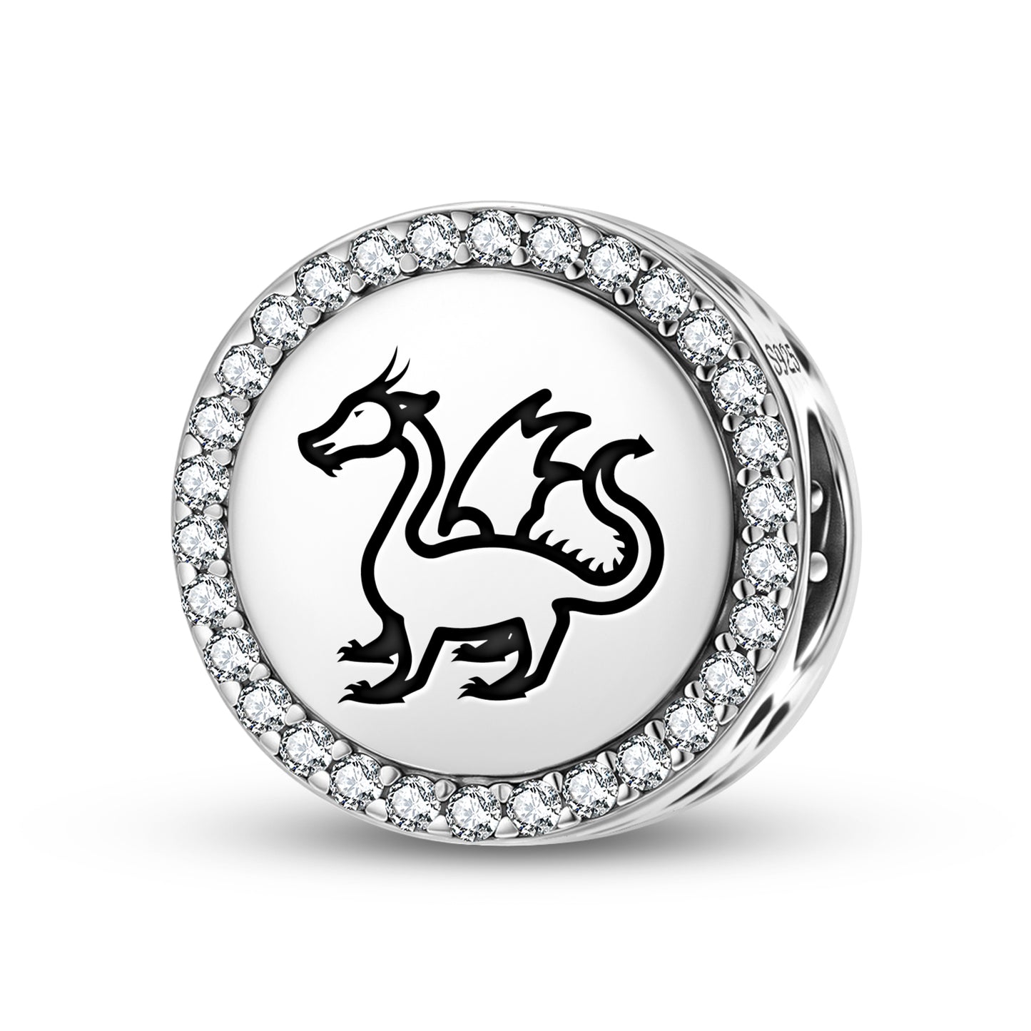 Yinglong Dragon Chinese Symbols Charm