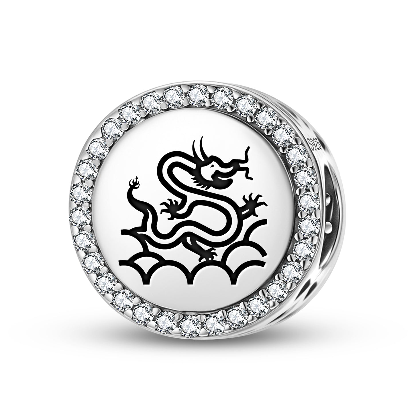 Dilong Dragon Chinese Symbols Charm