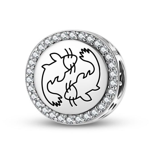 Double Fish Feng shui Symbols Charm