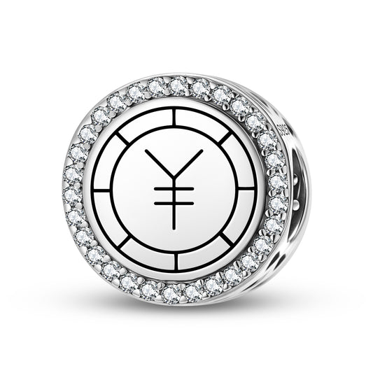 Chinese Coin Feng shui Symbols Charm