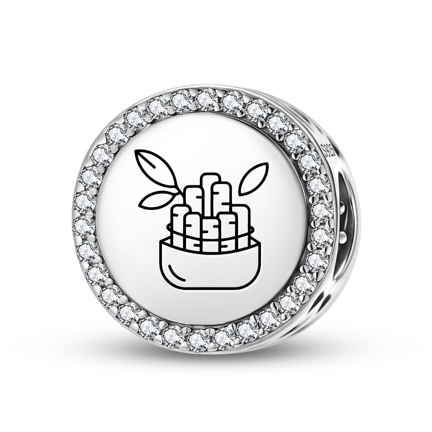 Lucky Bamboo Feng shui Symbols Charm