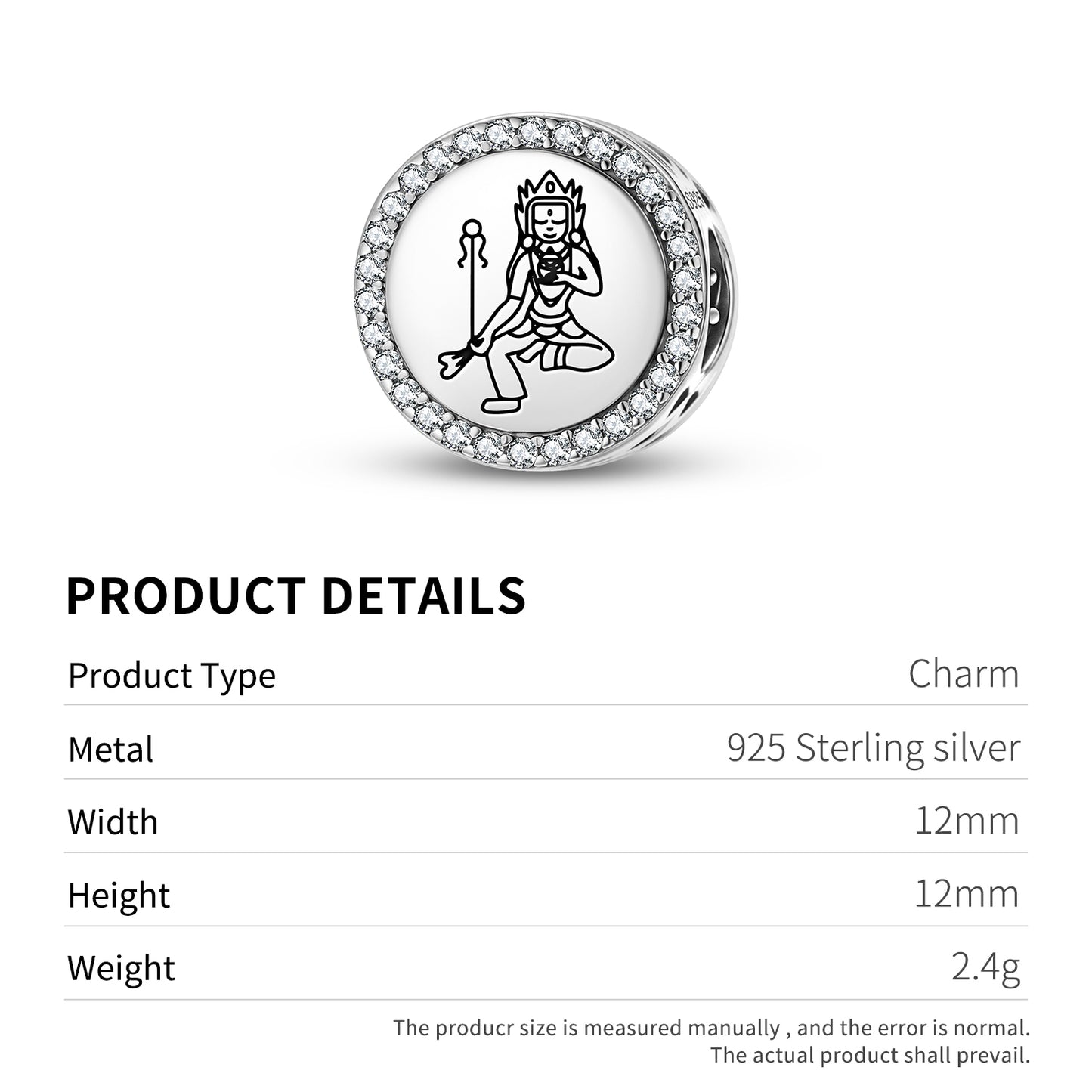 Mandarava Buddhist Gods Symbols Charm
