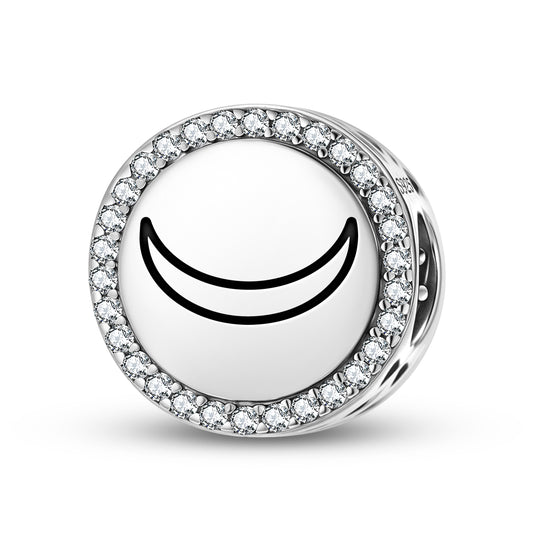 Crescent Moon Jainism Symbols Charm