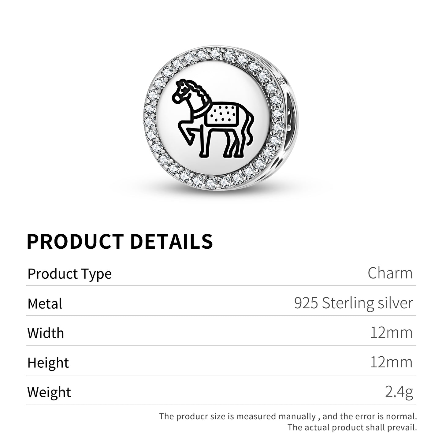 Horse Jainism Symbols Charm