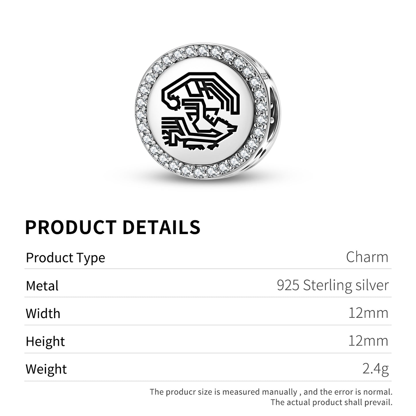 Dragon and Phoenix Turkish Symbols Charm