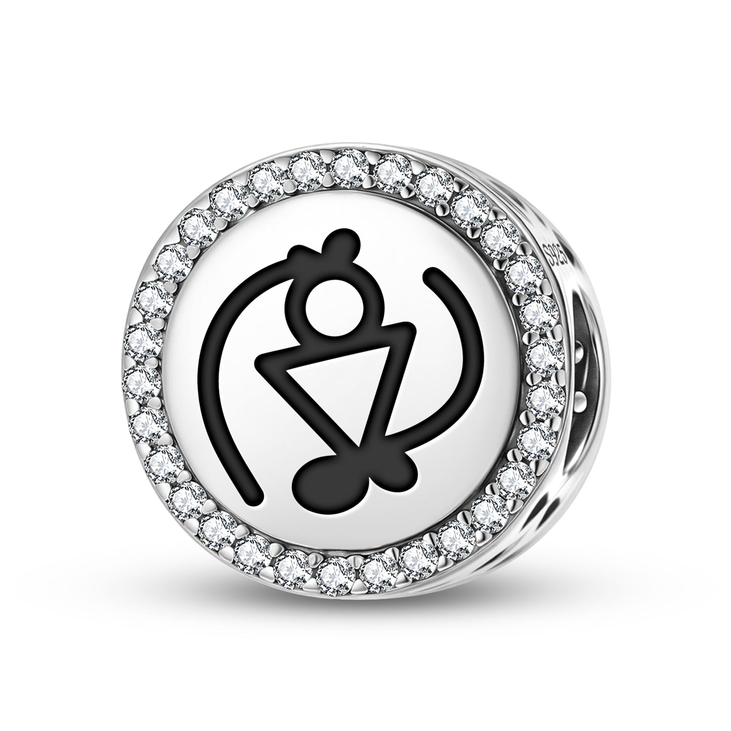 Owuo Kum Nyame Adinkra Symbols Charm
