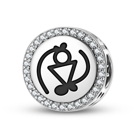 Owuo Kum Nyame Adinkra Symbols Charm