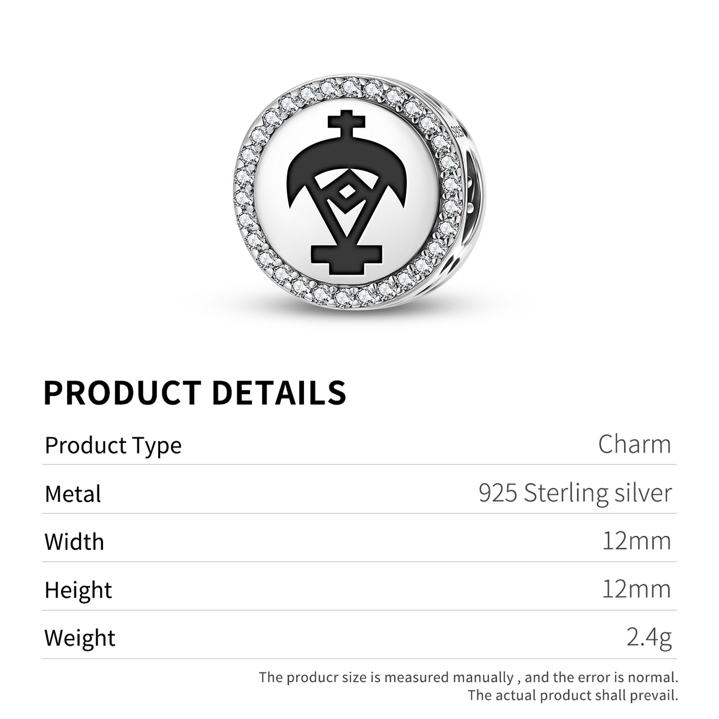 Ohene Papa Adinkra Symbols Charm