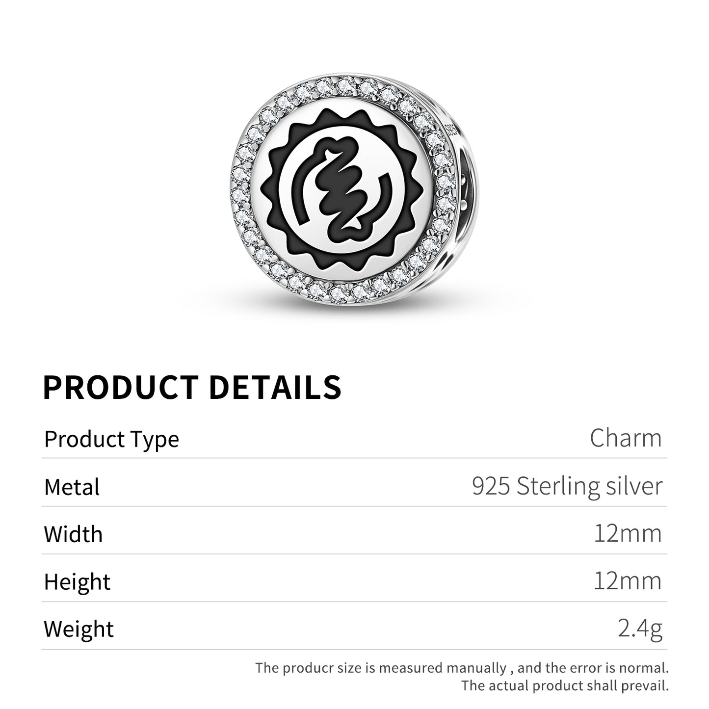Nyame Ye Ohene Adinkra Symbols Charm